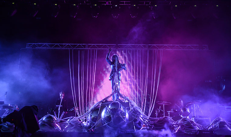 Bestival 2013: Wayne Coyne of The Flaming Lips performs on day 2