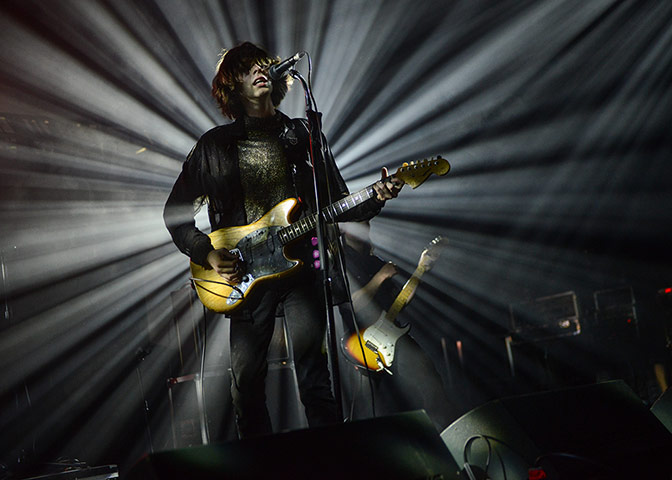 Bestival 2013:  Harrison Koisser of Peace 