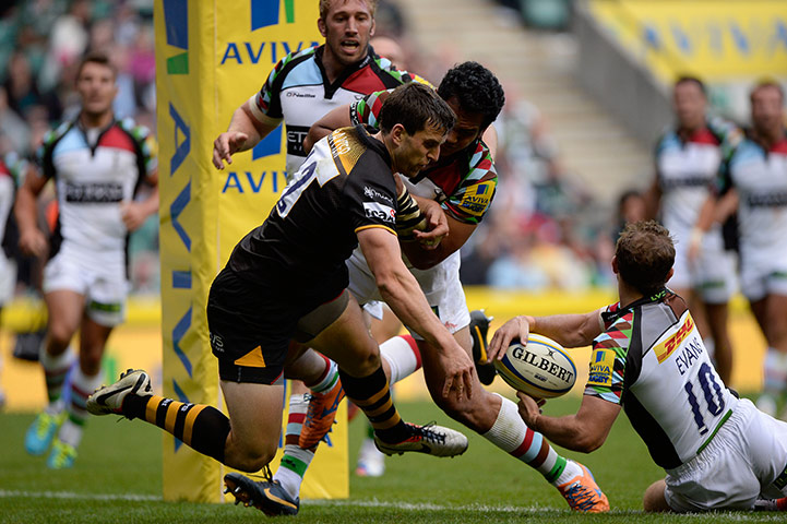 Rugby at Twickenham: Tom Jenkins for the Observer