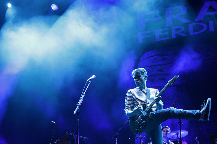 bestival 2013 day 3 and 4: Alex Kapranos of Franz Ferdinand 