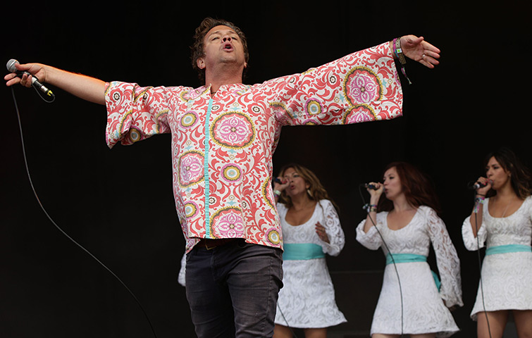 bestival 2013 day 3 and 4: Tim DeLaughter of The Polyphonic Spree