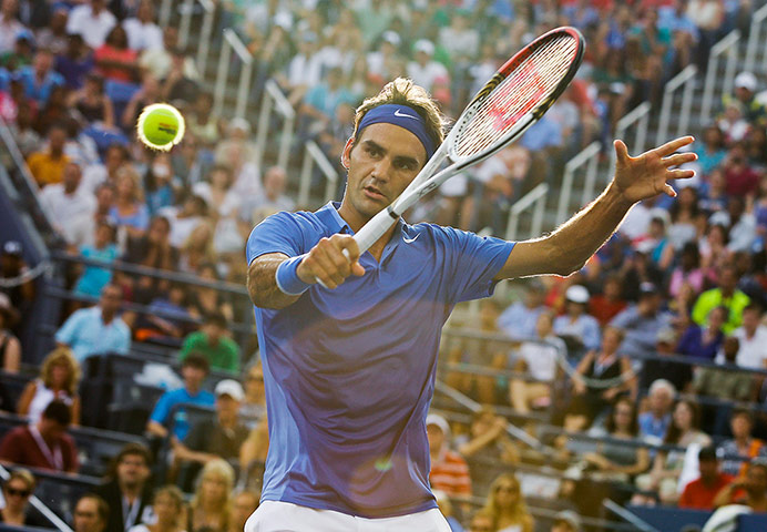 sport: Roger Federer