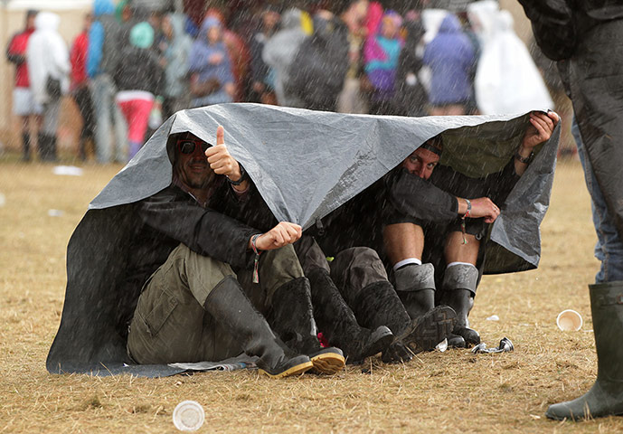 Bestival day four update: Rain on day four