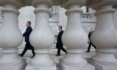 Civil servants in Whitehall