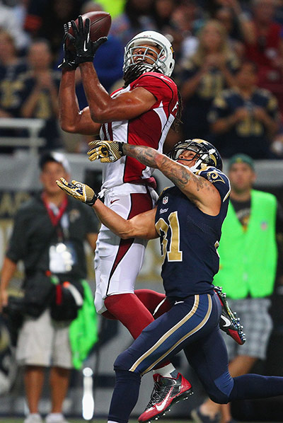 NFL Week One Gallery: Larry Fitzgerald of the Arizona Cardinals