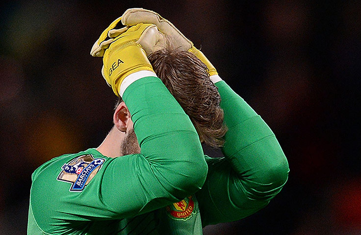 Premier New Years Day : Manchester United's goalkeeper David de Gea