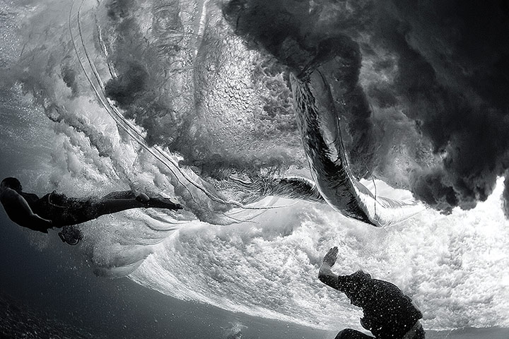 Incredible waves: Photographers dodge swirling vortexes of turbulence