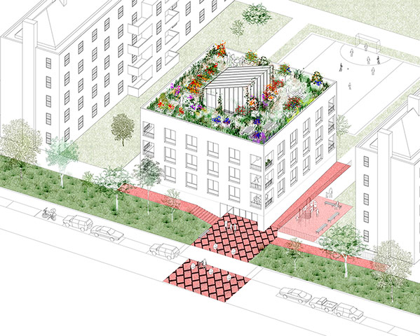 Peabody: Pembury Youth Hall by Adam Khan Architects