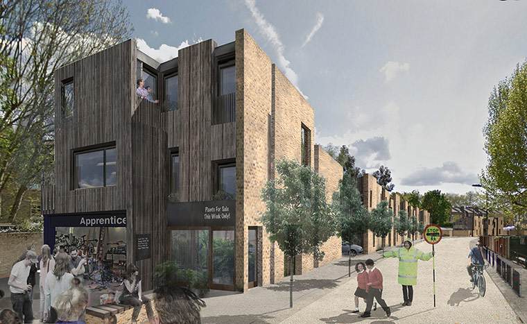 Peabody: Palmer Garages, Islington by Studio Sam Causer and Geraldine Dening 