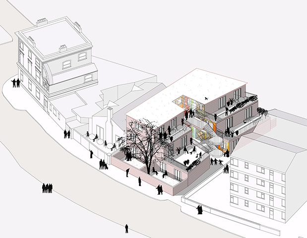 Peabody: Palmer Garages, Islington by David Kohn Architects 