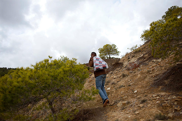 Melilla: Serge, a 28-year-old migrant from Cameroon