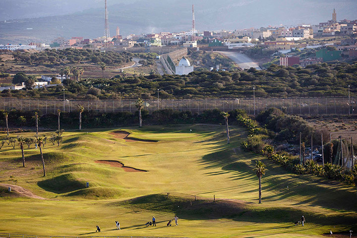 Melilla: A golf course in Spain's north African enclave Melilla
