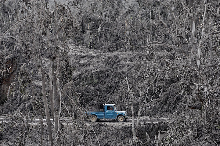 From the agencies: Villages Destroyed as Mount Sinabung Erupts