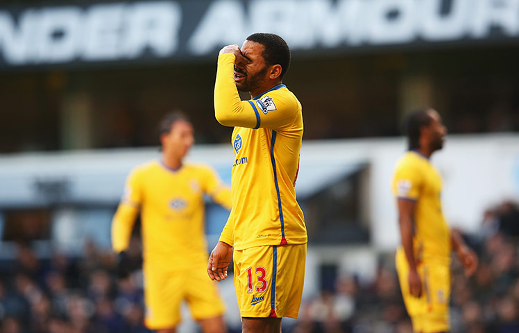 spurs v palace: Jason Puncheon