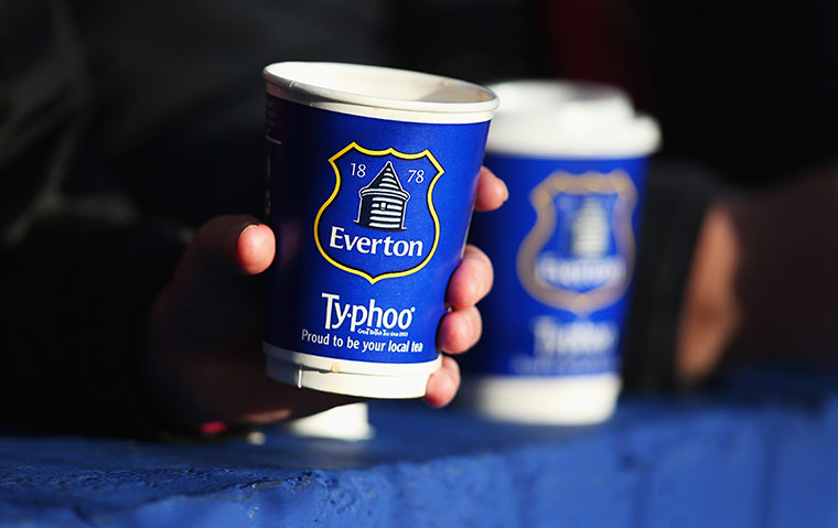 Everton v Norwich: Everton branded cup of tea at Goodison Park