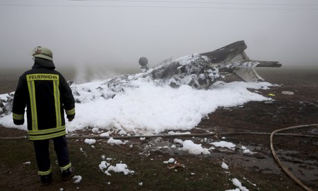 Plane wreckage at Trier