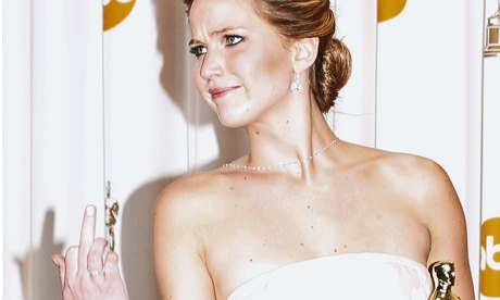 Jennifer Lawrence at th 2013 Oscars
