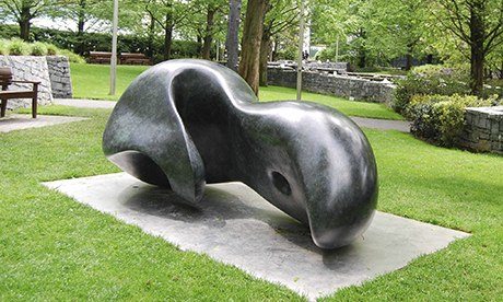 Sculpture in garden
