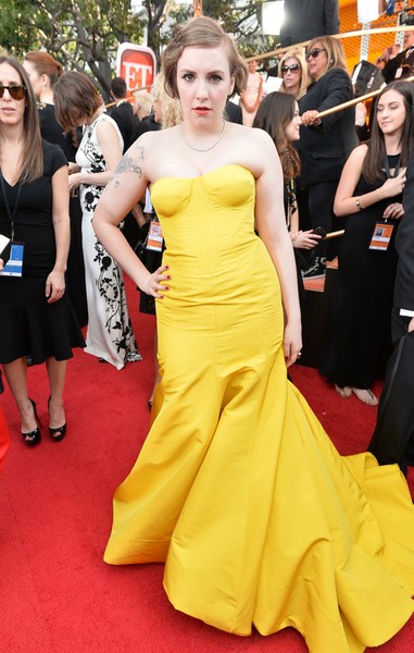 Golden Globes fashion 13: Lena Dunham