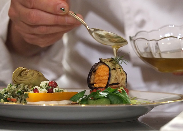 Golden Globes ceremony: Beverly Hilton's Executive Chef Suki Sug