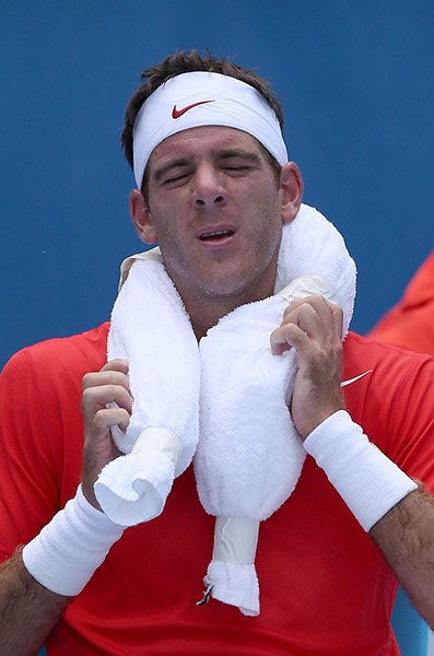 Aussie open day 2: Juan Martin Del Potro