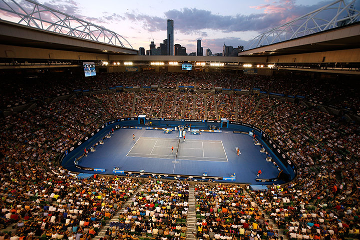 Aussie open day 2: Rafael Nadal against Bernard Tomic