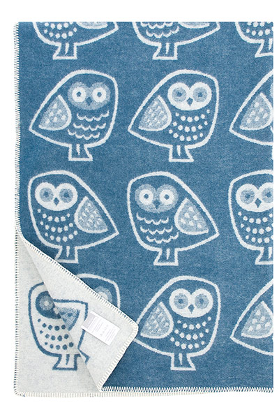 Homes - warm front: blue fish patterned rug