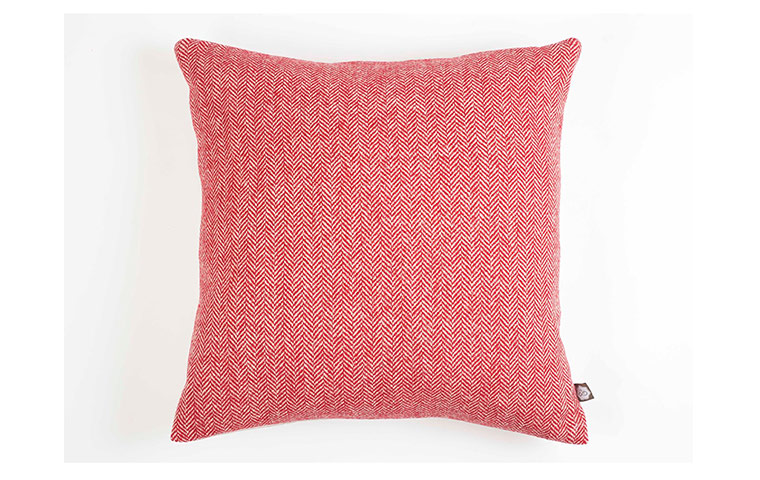 Homes - warm front: red cushion