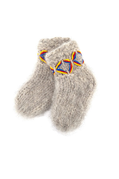 Homes - warm front: grey booties