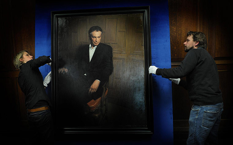MPs portraits: Portrait of Tony Blair goes on display in 2008