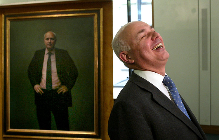 MPs portraits: Iain Duncan Smith unveils his new portrait