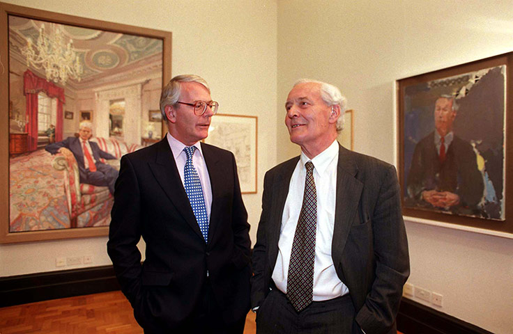 MPs portraits: John Major and Tony Benn