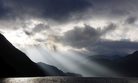 Light over Ullswater in the Lake District