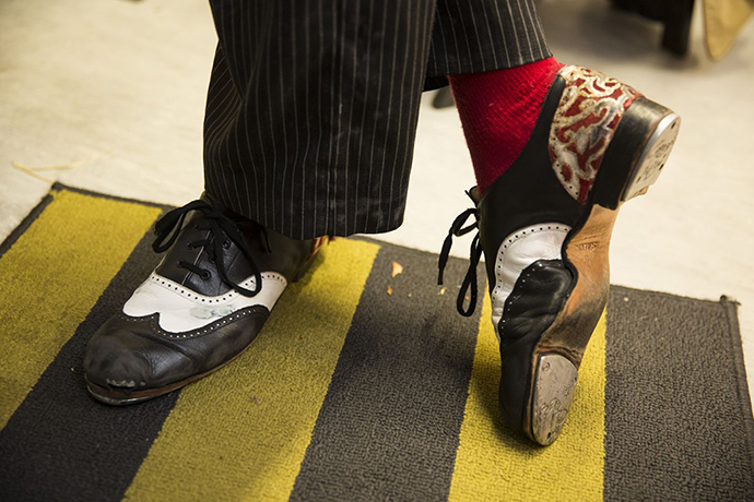 Limbo: Tap dancer, Hilton Denis' shoes