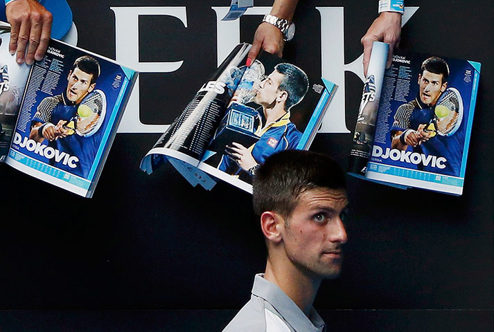 tennis: Djokovic of Serbia