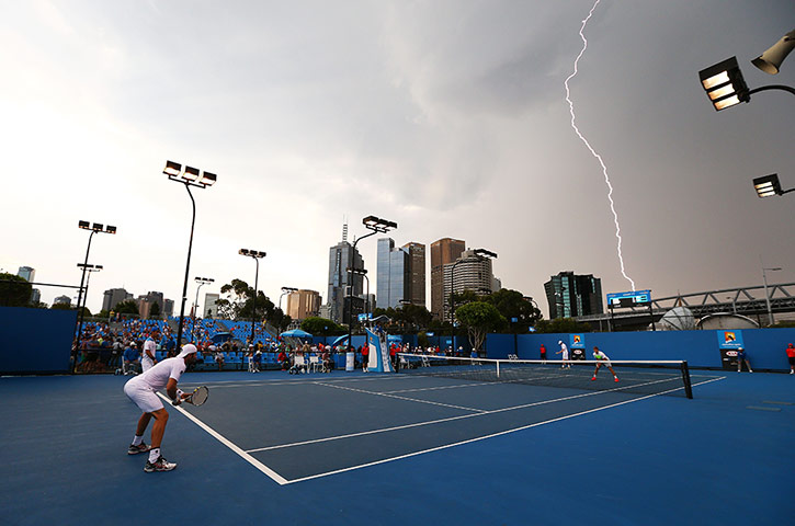 heatwave: Lightning at the Australian Open