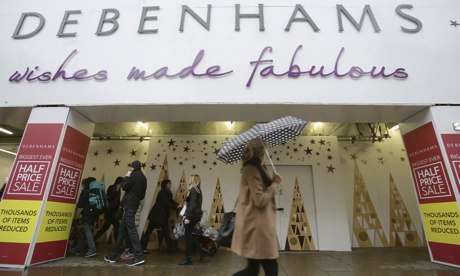 Debenhams on Oxford Street