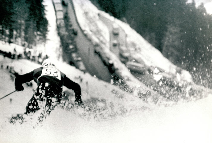 Archive-skier: skier Grenoble