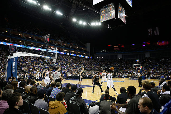nba at the o2: A packed house at the O2 Arena 