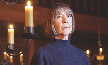 Eileen Atkins inside the playhouse, the Globe's new indoor theatre