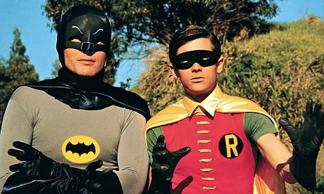 Adam West and Burt Ward in Batman.