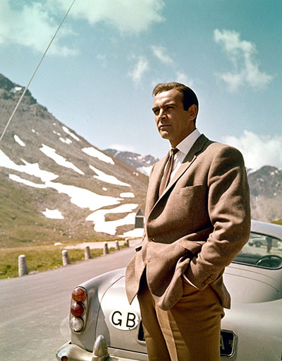 Cars: Sean Connery in Goldfinger