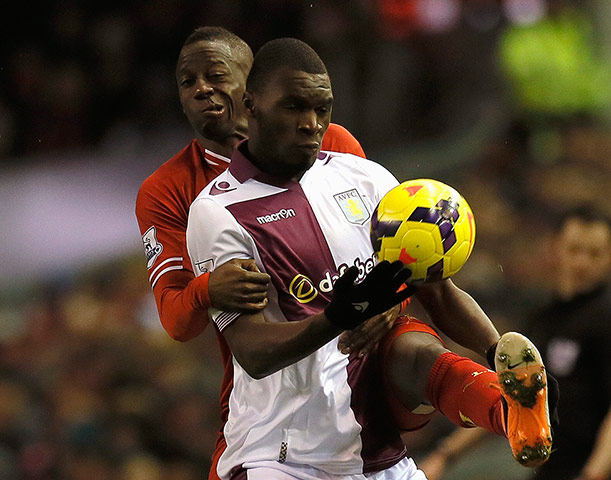 Saturday Round up: Liverpool's Cissokho challenges Aston Villa's Benteke