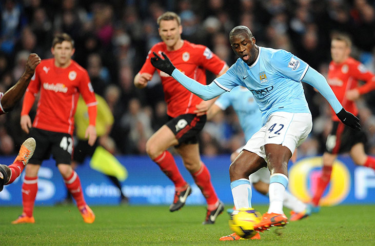 saturday roundup: Yaya Toure scores