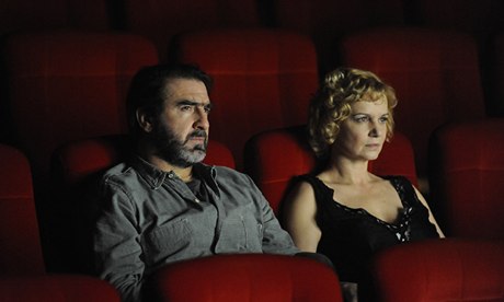 Sacre bleu: Eric Cantona with Fabienne Babe in his latest film, Les Rencontres d’après minuit