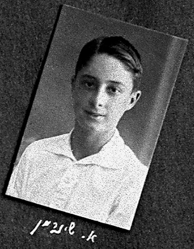 Ariel Sharon in pictures: 1941: Ariel Shinerman, aged 13, who would later change his family name to S