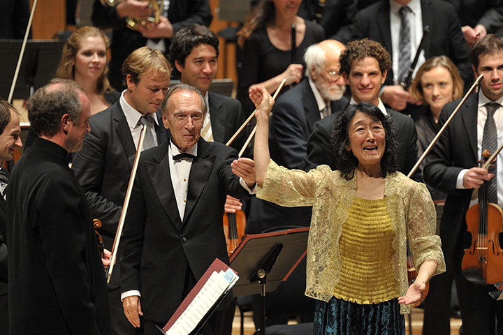 Claudio Abbado: Claudio Abbado and Mitsuko Uchida with the Lucerne festival Orchestra at th