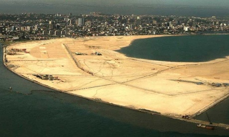  Eko Atlantic city will sit on ten million square metres of land built of sand dredged from the Atlantic Ocean. Photograph: Eko Atlantic