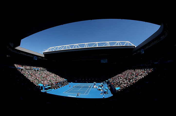 aussie open day 9: Rod Laver Arena