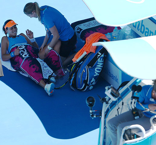 aussie open day 9: Ana Ivanovic treatment